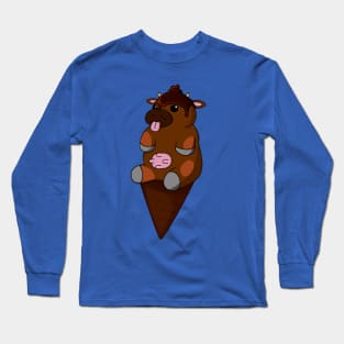 Fudgy - CowLick Long Sleeve T-Shirt